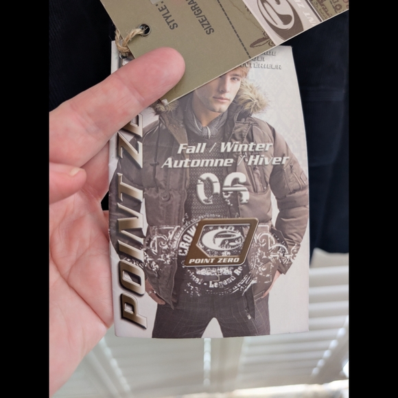 NWT Men's Point Zero Navy Corduroy Blazer Size Medium - Picture 14 of 14